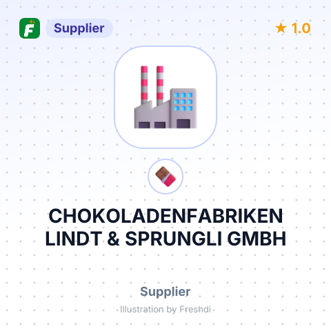 CHOKOLADENFABRIKEN LINDT & SPRUNGLI GMBH – summary card, no photo uploaded yet