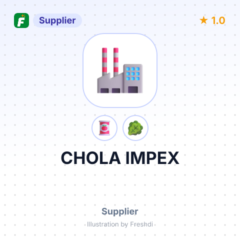 CHOLA IMPEX – summary card, no photo uploaded yet