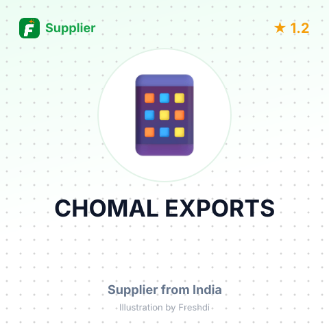CHOMAL EXPORTS  – summary card, no photo uploaded yet