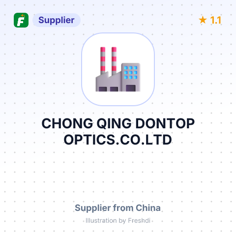 CHONG QING DONTOP OPTICS.CO.LTD – summary card, no photo uploaded yet