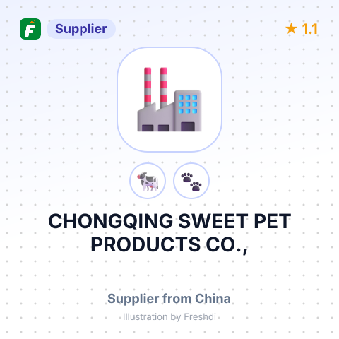 CHONGQING SWEET PET PRODUCTS CO., – summary card, no photo uploaded yet