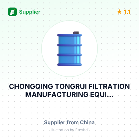 CHONGQING TONGRUI FILTRATION MANUFACTURING EQUI... – summary card, no photo uploaded yet