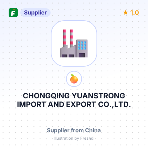 CHONGQING YUANSTRONG IMPORT AND EXPORT CO.,LTD. – summary card, no photo uploaded yet