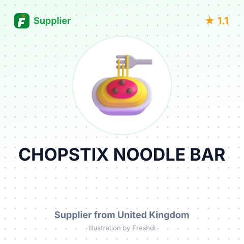 CHOPSTIX NOODLE BAR – summary card, no photo uploaded yet