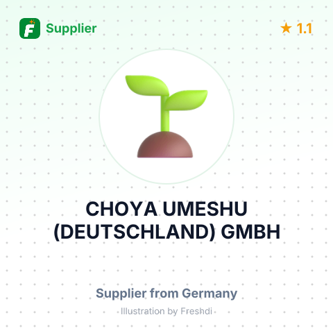 CHOYA UMESHU (DEUTSCHLAND) GMBH – summary card, no photo uploaded yet