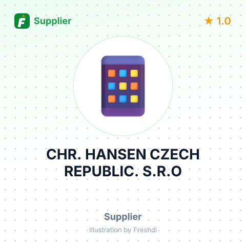 CHR. HANSEN CZECH REPUBLIC. S.R.O – summary card, no photo uploaded yet