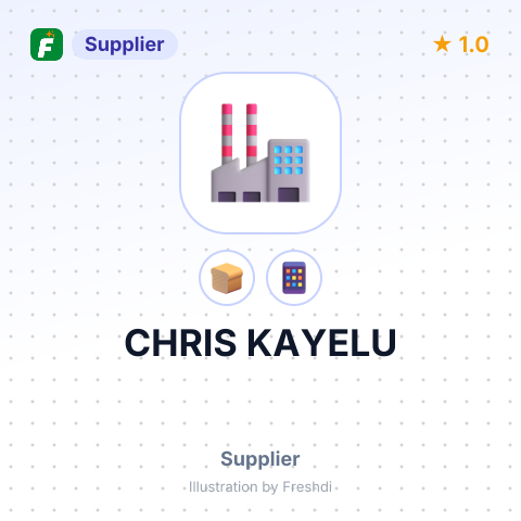 CHRIS KAYELU – summary card, no photo uploaded yet