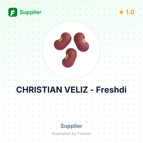 CHRISTIAN VELIZ – summary card, no photo uploaded yet