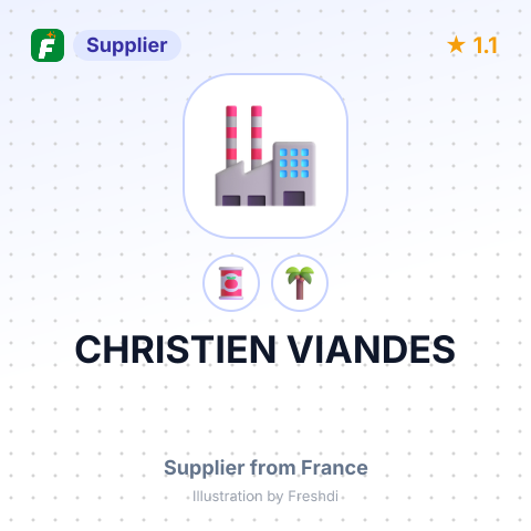 CHRISTIEN VIANDES – summary card, no photo uploaded yet