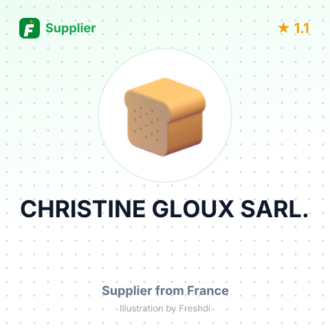 CHRISTINE GLOUX SARL. – summary card, no photo uploaded yet