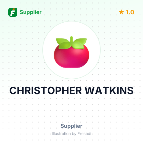 CHRISTOPHER WATKINS – summary card, no photo uploaded yet