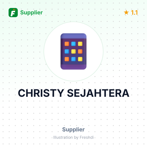 CHRISTY SEJAHTERA – summary card, no photo uploaded yet