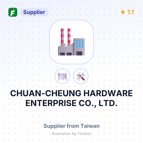 CHUAN-CHEUNG HARDWARE ENTERPRISE CO., LTD. – summary card, no photo uploaded yet