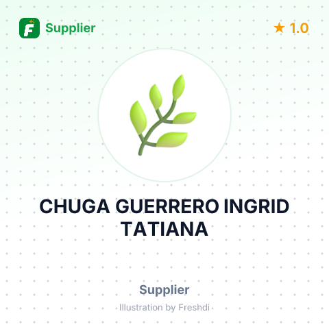 CHUGA GUERRERO INGRID TATIANA – summary card, no photo uploaded yet