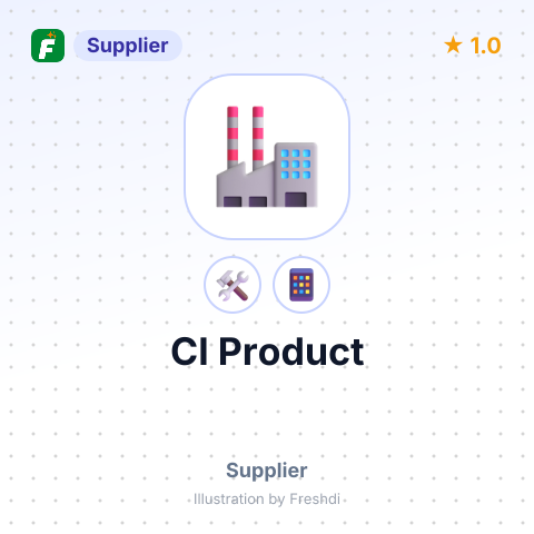 CI Product – summary card, no photo uploaded yet