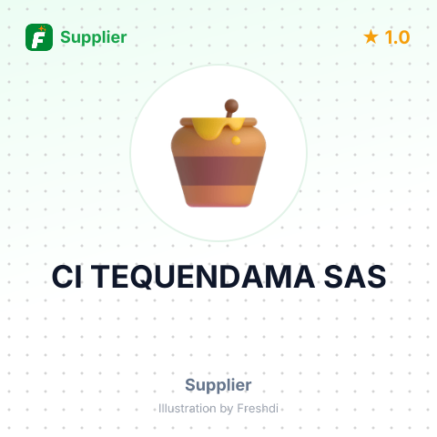 CI TEQUENDAMA SAS – summary card, no photo uploaded yet
