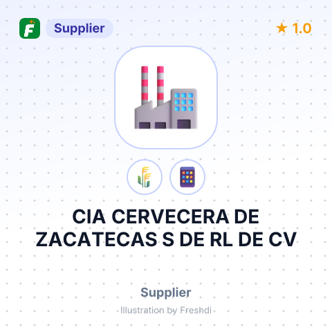 CIA CERVECERA DE ZACATECAS S DE RL DE CV – summary card, no photo uploaded yet