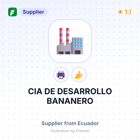 CIA DE DESARROLLO BANANERO – summary card, no photo uploaded yet