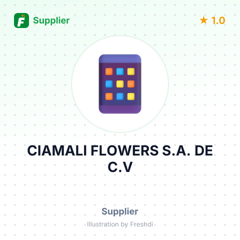 CIAMALI FLOWERS S.A. DE C.V – summary card, no photo uploaded yet