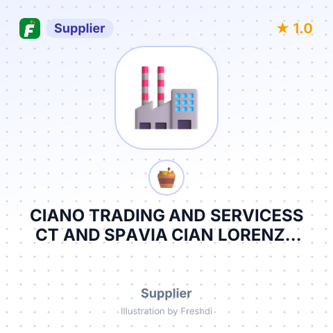 CIANO TRADING AND SERVICESS CT AND SPAVIA CIAN LORENZO FIUMICINO ROMA ITALY – summary card, no photo uploaded yet