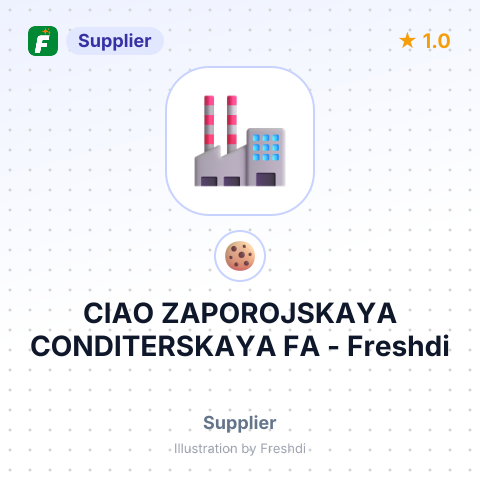 CIAO ZAPOROJSKAYA CONDITERSKAYA FA – summary card, no photo uploaded yet
