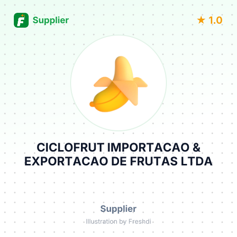 CICLOFRUT IMPORTACAO & EXPORTACAO DE FRUTAS LTDA – summary card, no photo uploaded yet