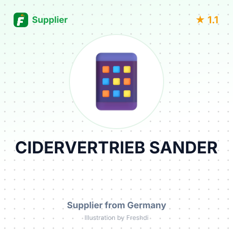 CIDERVERTRIEB SANDER – summary card, no photo uploaded yet