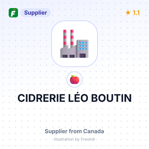 CIDRERIE LÉO BOUTIN – summary card, no photo uploaded yet