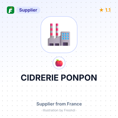 CIDRERIE PONPON – summary card, no photo uploaded yet