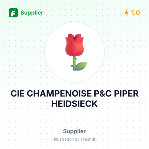 CIE CHAMPENOISE P&C PIPER HEIDSIECK – summary card, no photo uploaded yet