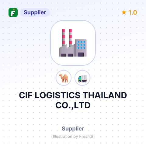 CIF LOGISTICS THAILAND CO.,LTD – summary card, no photo uploaded yet