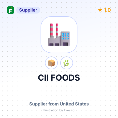 CII FOODS – summary card, no photo uploaded yet