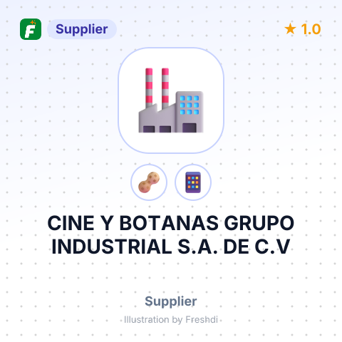 CINE Y BOTANAS GRUPO INDUSTRIAL S.A. DE C.V – summary card, no photo uploaded yet