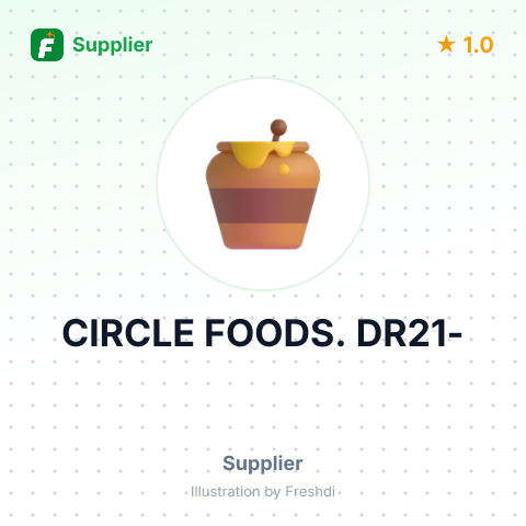 CIRCLE FOODS. DR21- – summary card, no photo uploaded yet