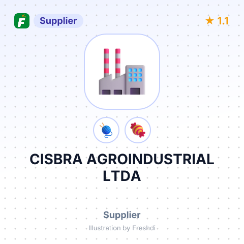 CISBRA AGROINDUSTRIAL LTDA – summary card, no photo uploaded yet