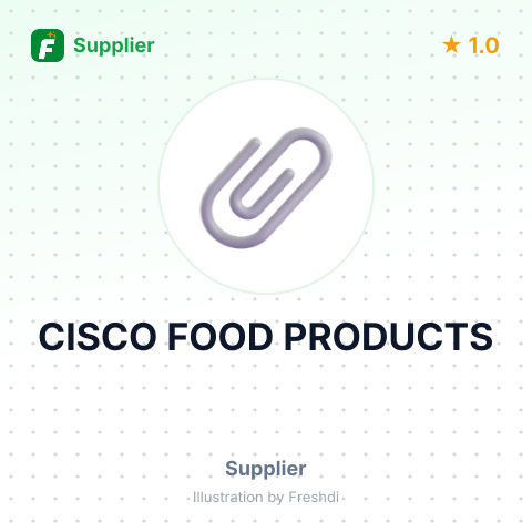 CISCO FOOD PRODUCTS – summary card, no photo uploaded yet