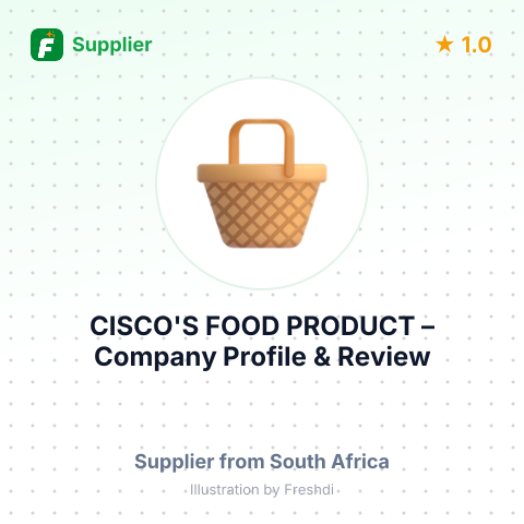 CISCO'S FOOD PRODUCT – summary card, no photo uploaded yet