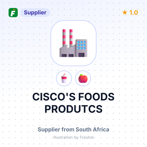CISCO'S FOODS PRODUTCS – summary card, no photo uploaded yet