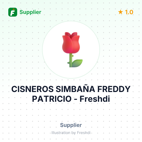 CISNEROS SIMBAÑA FREDDY PATRICIO – summary card, no photo uploaded yet