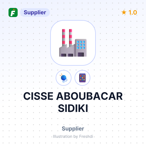 CISSE ABOUBACAR SIDIKI – summary card, no photo uploaded yet