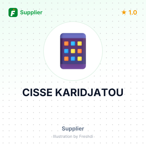 CISSE KARIDJATOU – summary card, no photo uploaded yet