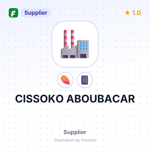 CISSOKO ABOUBACAR – summary card, no photo uploaded yet