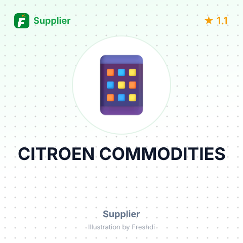 CITROEN COMMODITIES – summary card, no photo uploaded yet