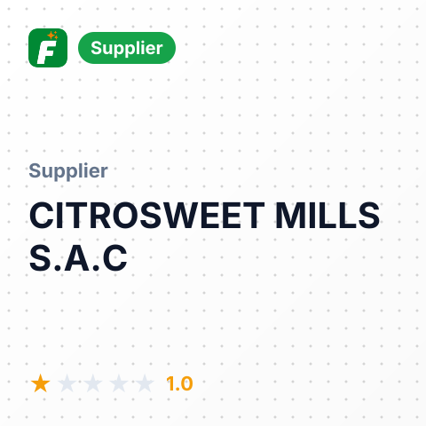 CITROSWEET MILLS S.A.C – summary card, no photo uploaded yet