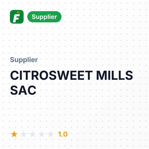 CITROSWEET MILLS SAC – summary card, no photo uploaded yet