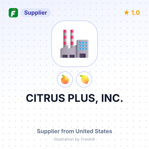 CITRUS PLUS, INC. – summary card, no photo uploaded yet