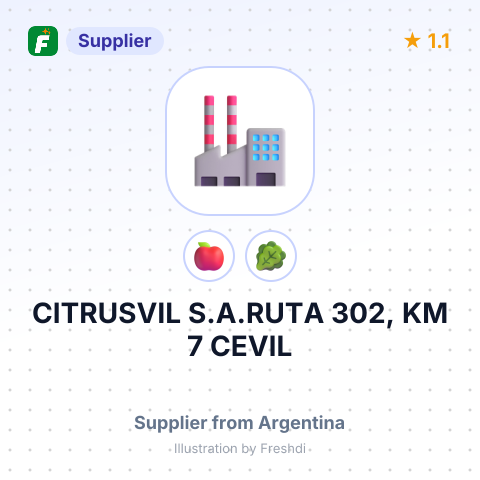 CITRUSVIL S.A.RUTA 302, KM 7 CEVIL – summary card, no photo uploaded yet