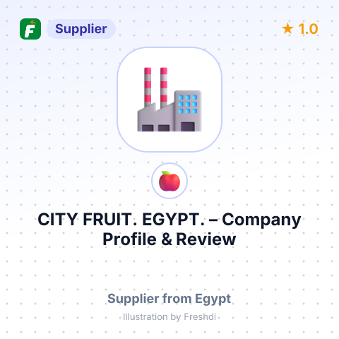 CITY FRUIT. EGYPT. – summary card, no photo uploaded yet