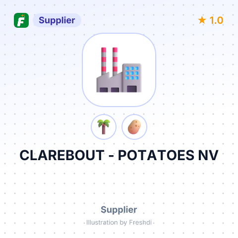 CLAREBOUT - POTATOES NV – summary card, no photo uploaded yet