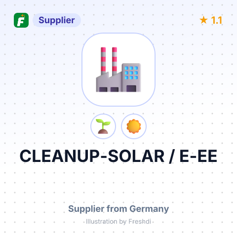 CLEANUP-SOLAR / E-EE – summary card, no photo uploaded yet